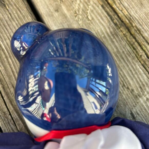 Vintage Chinese Asian Doll Blue & White Ceramic/Porcelain Boots Hands Head - Picture 8 of 16